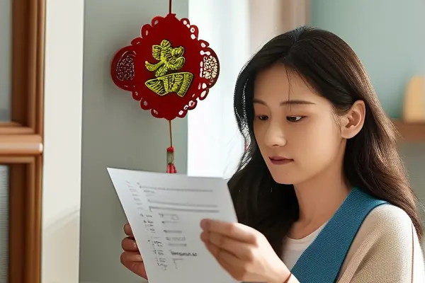 夫妻在新房进行收房验房检查
