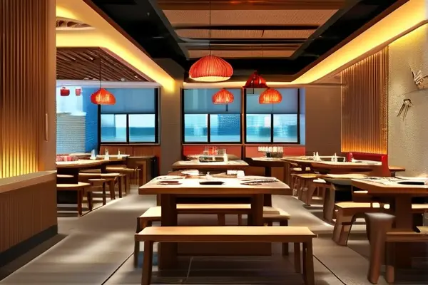 火锅店内部装修效果图