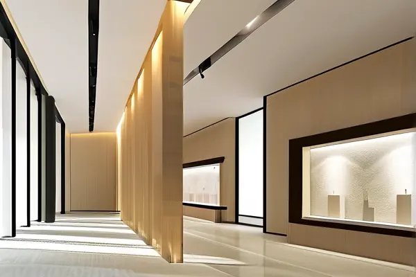 现代简约风格展厅装修效果图展示
