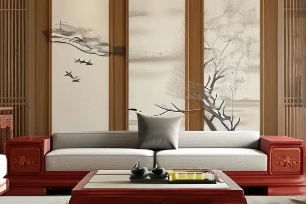 中式风格客厅装修效果图展示古典与现代的完美融合
