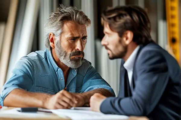 业主与装修公司协商解决合同纠纷现场实拍