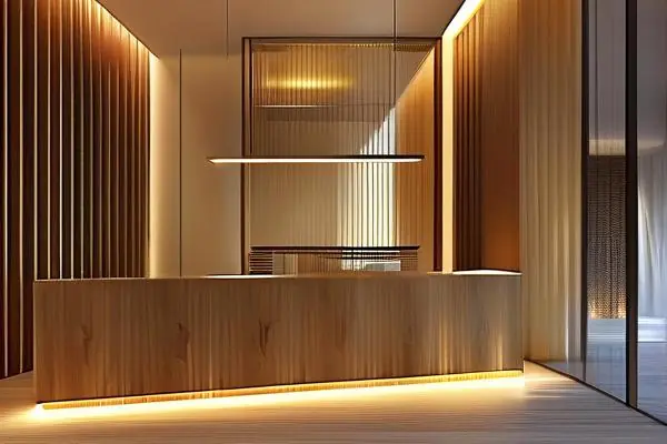 宾馆大堂装修效果图与预算表展示