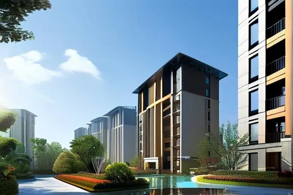 联发悦尚居小区外景及业主收房场景