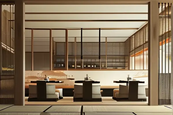 日式餐厅装修效果图