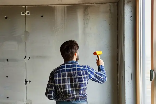 业主进行房屋验收检查工作
