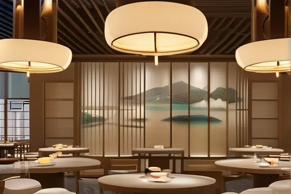 中式餐厅装修风水布局示例