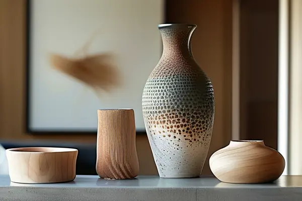 精选工艺品摆放在现代家居环境中