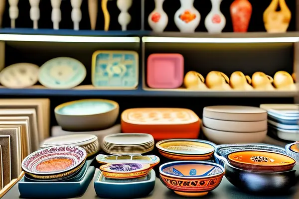 扬州工艺品市场展示