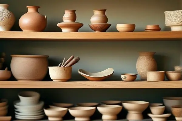 多种工艺品的精美展示