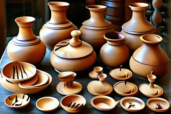 各类传统与现代工艺品展示