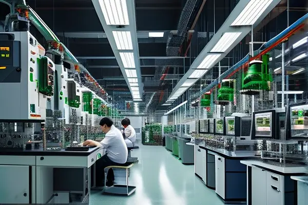 环保检测仪器生产车间实景