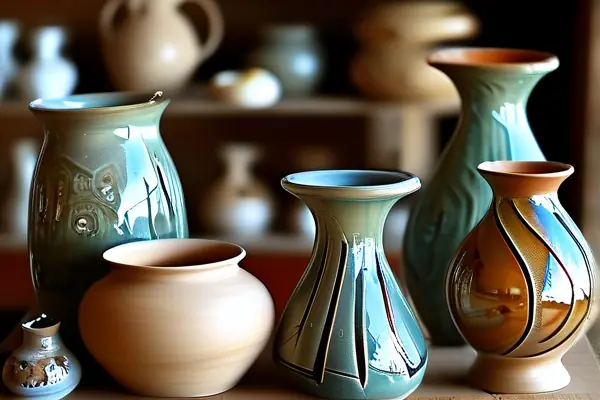 多种精美工艺品展示
