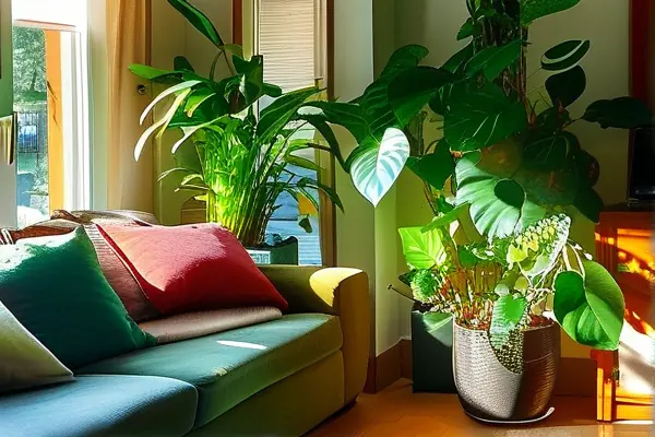 室内花卉植物摆放效果图