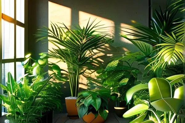 办公室内绿色植物租赁效果展示