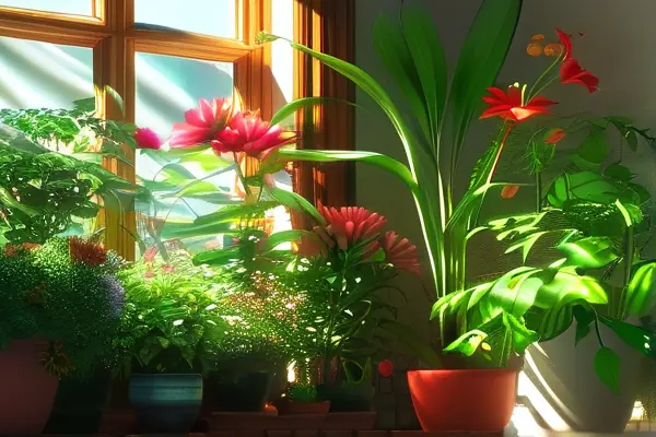 室内花卉绿植摆放效果图