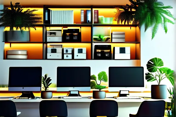 符合风水布局的现代网吧内部环境