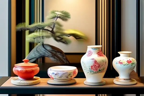 中国传统工艺品展示