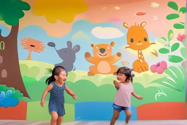 幼儿园壁画制作效果图