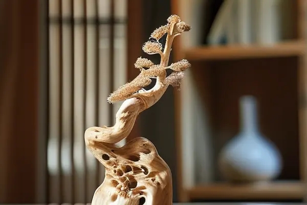 竹根雕刻工艺品展示