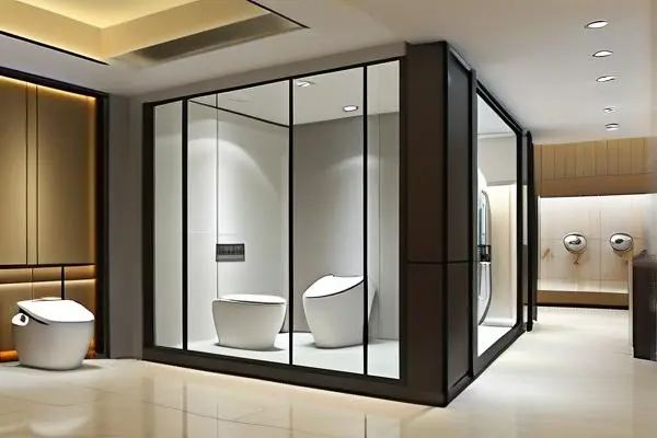 洁具连锁店内部展示