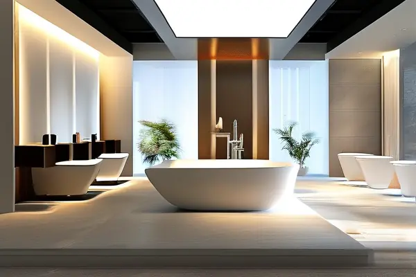 高端洁具展厅内部设计效果图