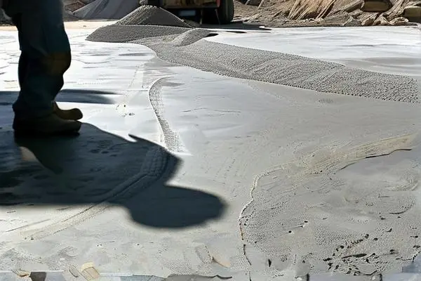 金刚砂耐磨地坪施工过程展示