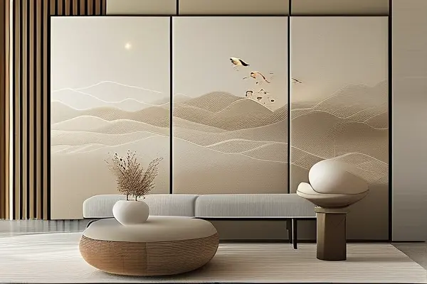 艾是墙布在现代家居中的应用展示