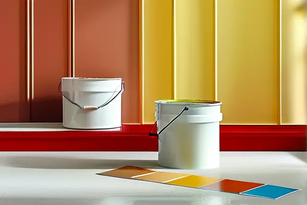 专业师傅涂刷乳胶漆现场实拍