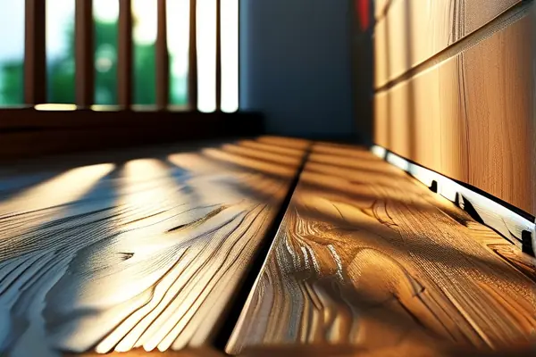 阳台木地板实景效果图
