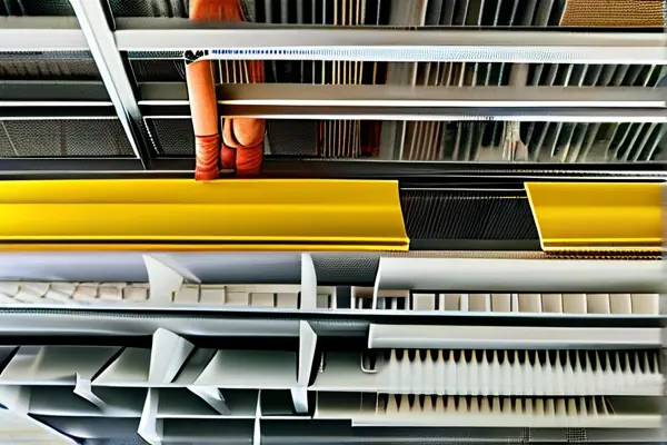 不同种类的集成吊顶龙骨实物展示