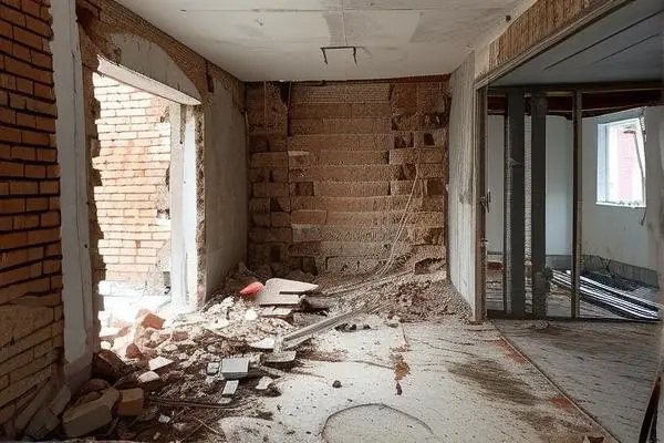 室内装修拆除施工现场
