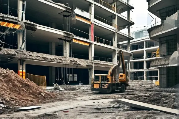 医院拆除施工现场