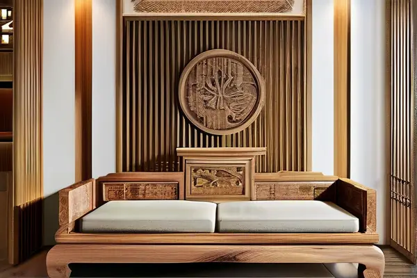 中式风格家装板材展示