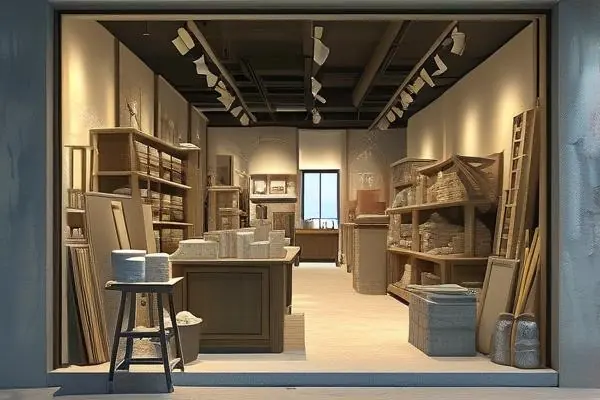 店面装修施工现场实拍