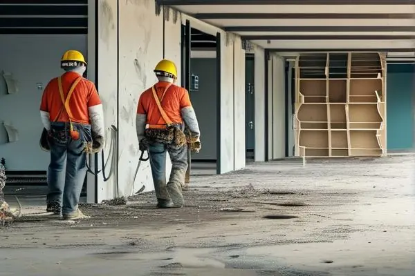 专业团队进行二手房旧装修拆除工作