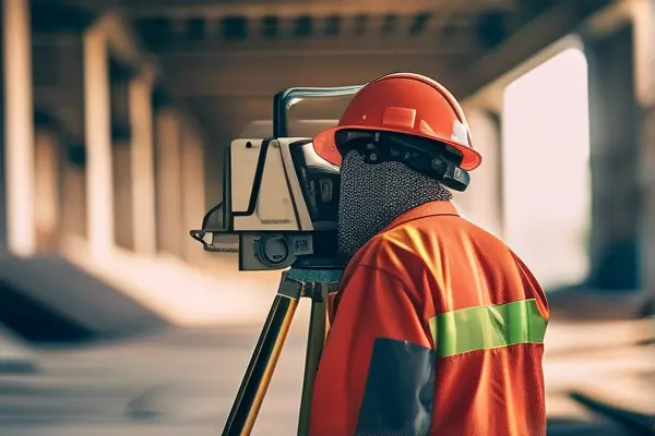 工程师检测建材质量