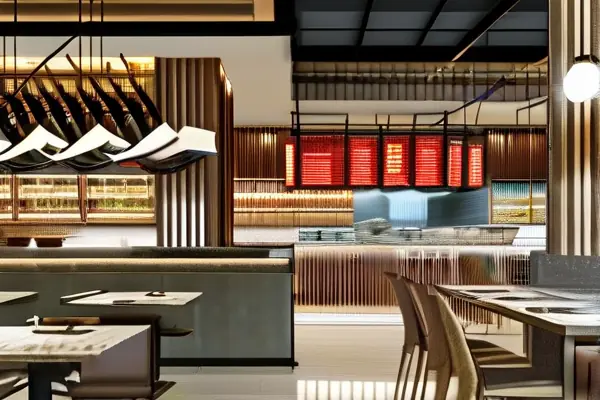 合规餐饮店面装修示例图
