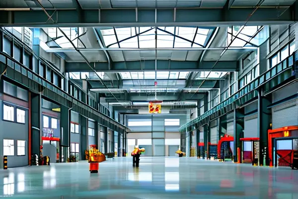 工业厂房装修施工现场实景