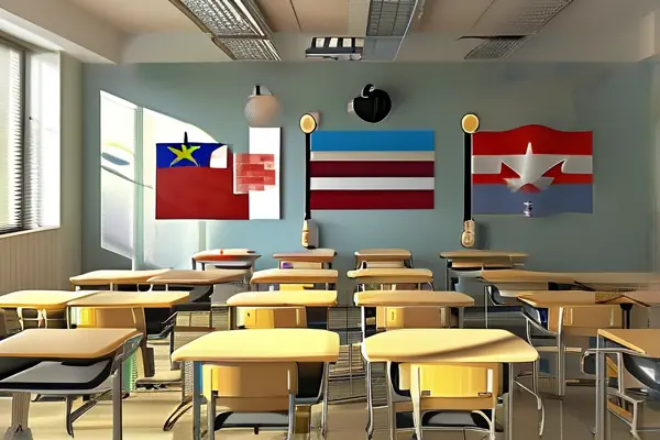 符合国际标准的多元化教学空间实景图