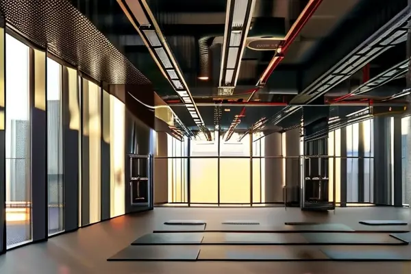 符合规定的扬州健身房装修实景图