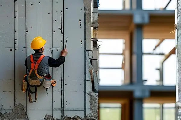 建筑工程装饰装修验收现场检查墙面平整度