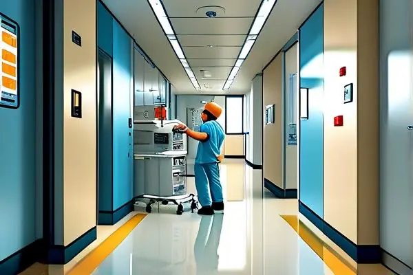 医院装修施工现场