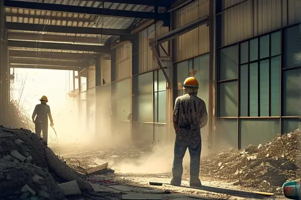 扬州二手房拆除施工现场实拍图