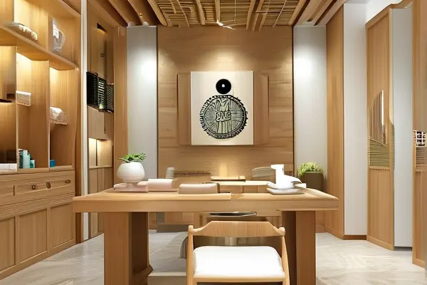 专业舒适的中医诊所内部装修效果图