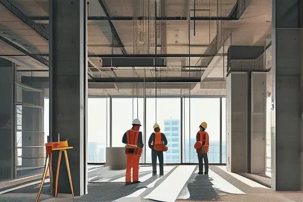 办公室施工现场实景照片