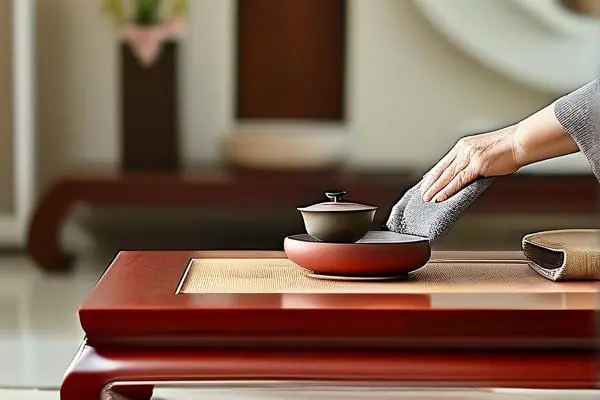 红木家具日常保养示范