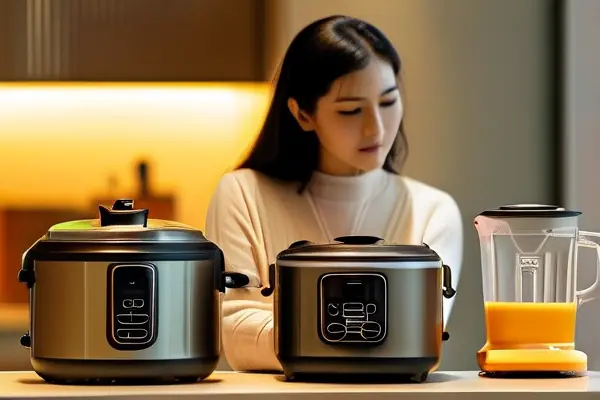 家庭厨房中各种小电器的使用场景
