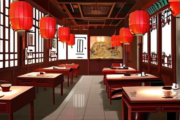 中式火锅店装修效果图展示