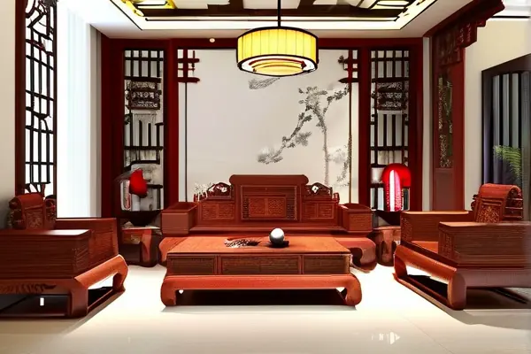 中式风格客厅装潢效果图