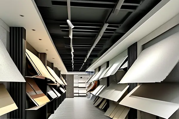 扬州建材市场吊顶材料选购实景
